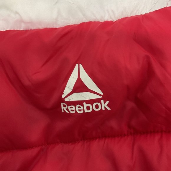Reebok Men’s Thick Red White & Blue Puffer Jacket Size 2XL Colorblock US… - Picture 2 of 11